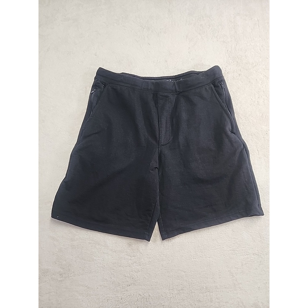 EDDIE‎ BAUER Lounge Sweat Short Men M 7" in Solid Black